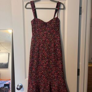 Floral Summer Midi-Dress from Anthropology